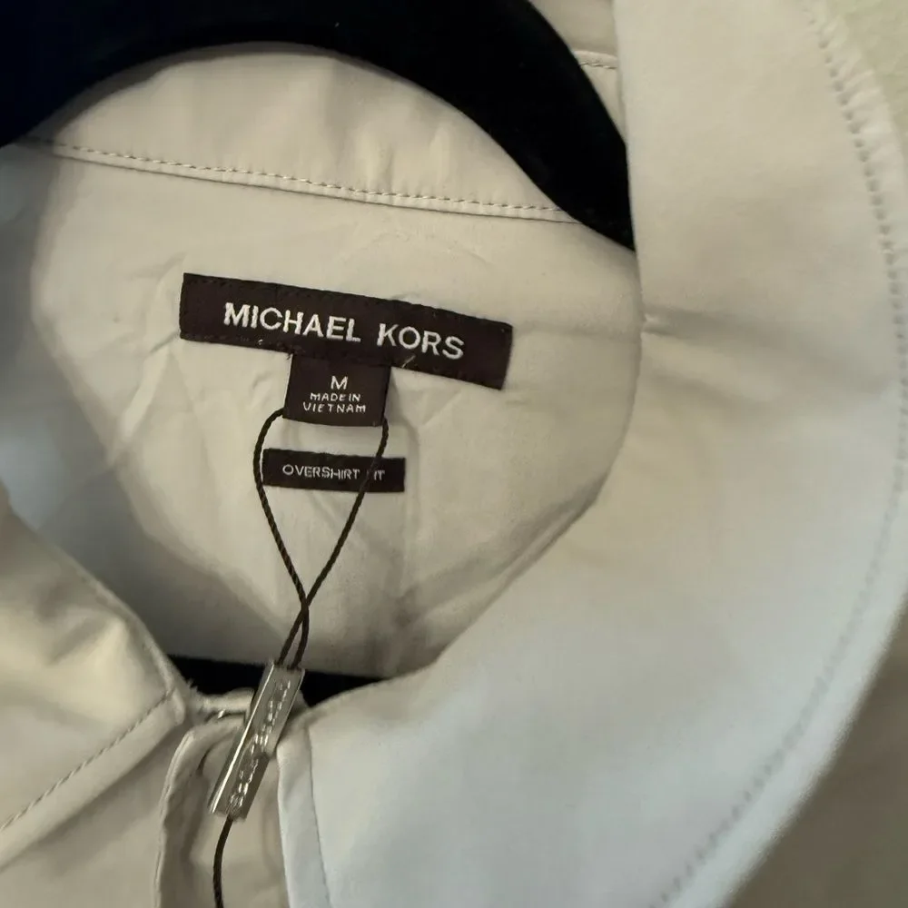 Brand new no tags Michael Kors Light Gray Men's Shirt Jacket